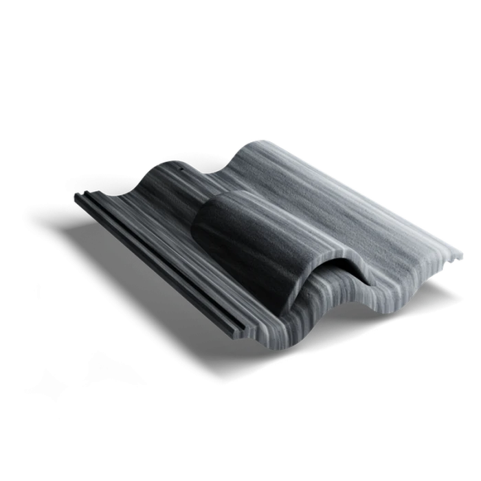 Вентиляционная черепица Antik Серый Kriastak