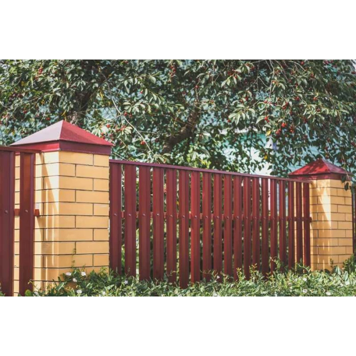 Штакетник М-образный А Grand Line 0,45 Полиэстер RAL 7004 Сигнальный Серый